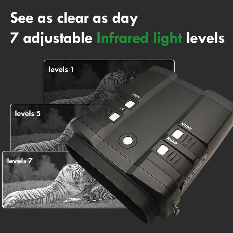 1640ft Viewing Range 3x Infrared Night Vision Binoculars 1080p HD Superior 5W