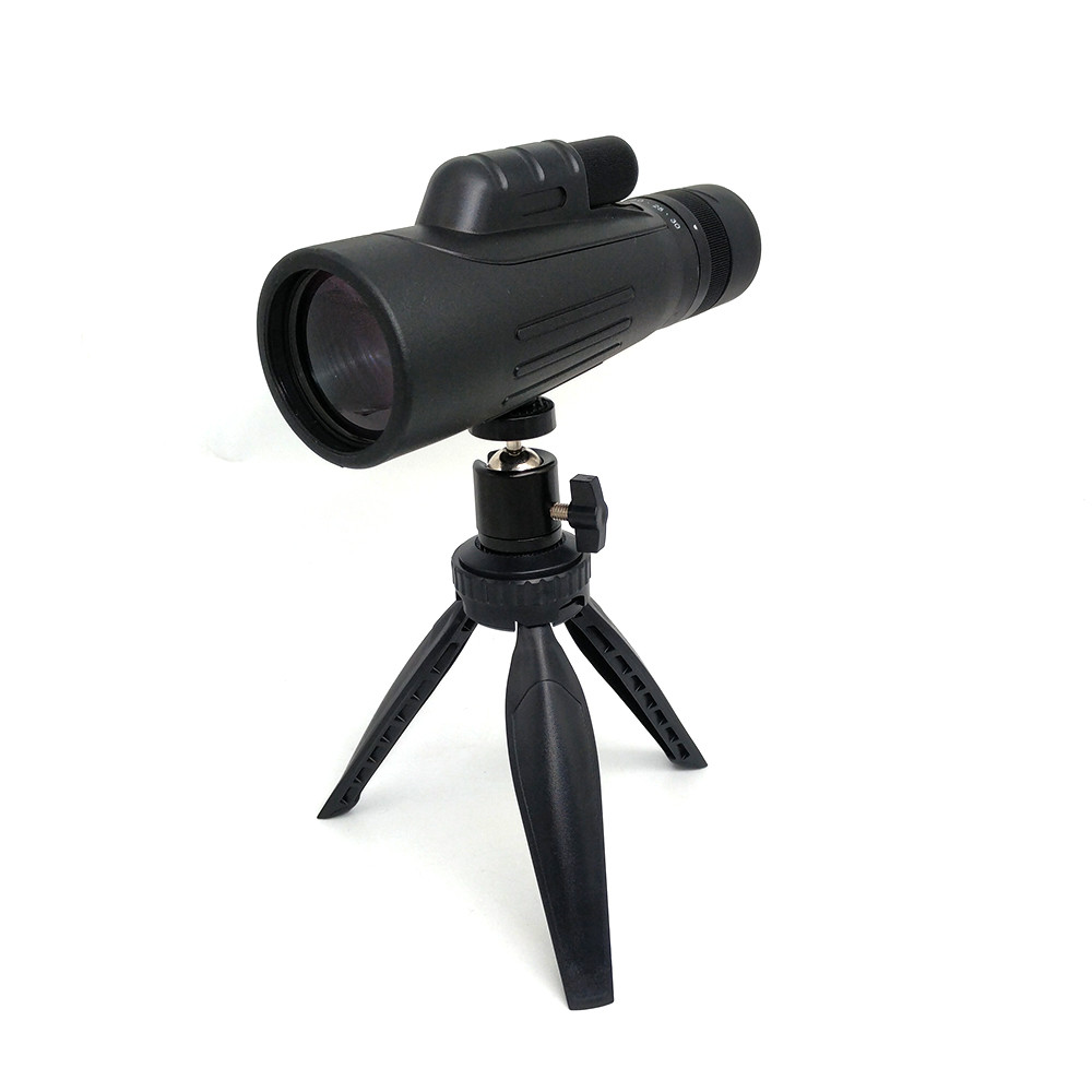 Hunting 10-30x50 Zoom Monocular Telescope High Powered With Smartphone Adapter