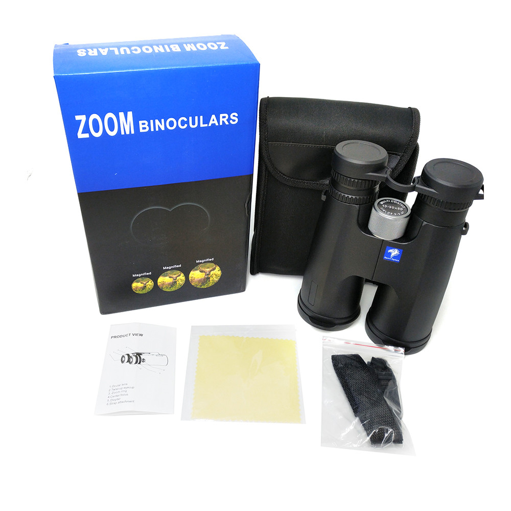 10-30x50 Bak4 FMC Zoom HD Binoculars Telescope Mobile for Hunting
